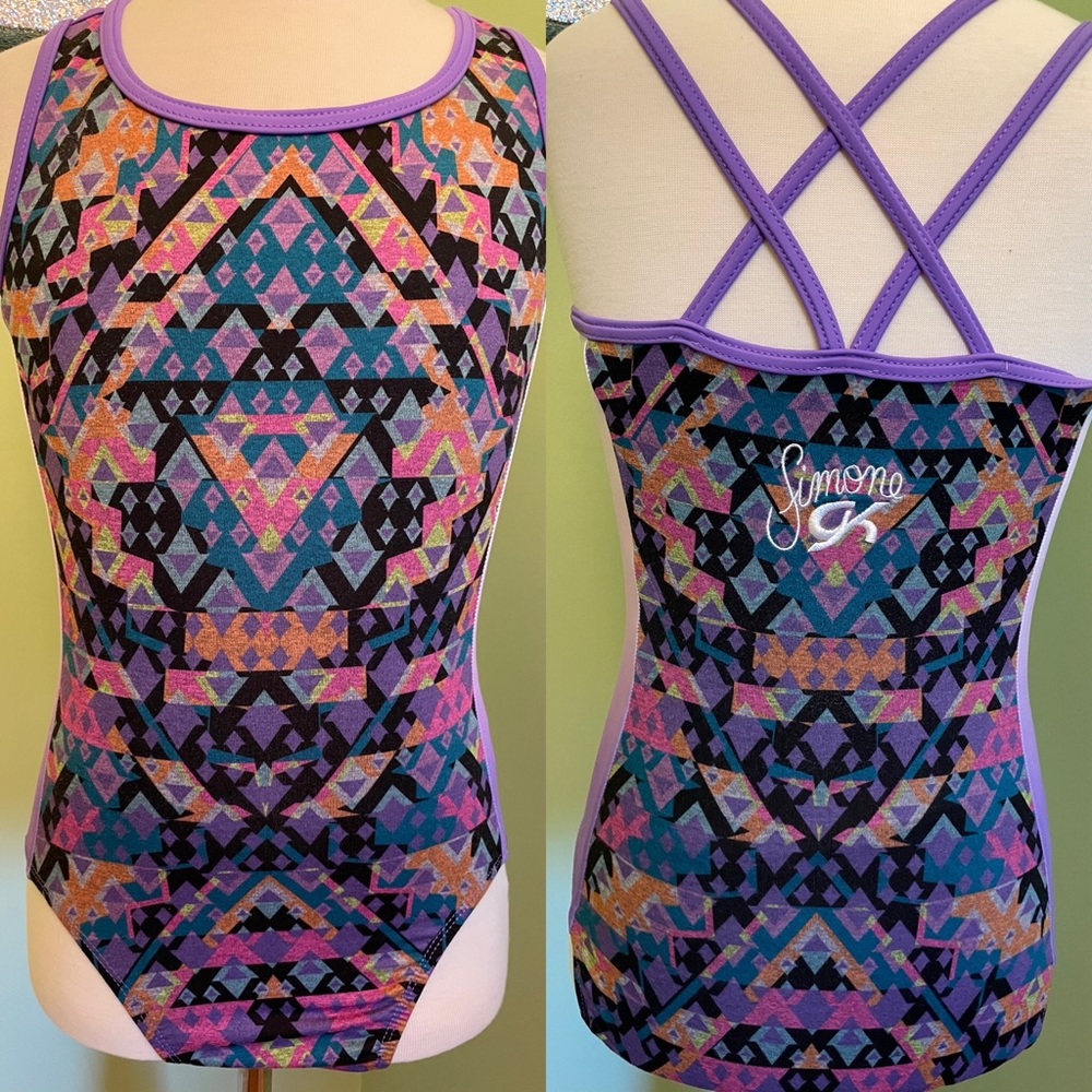 Simone Biles, GK gymnastics leotard, $50